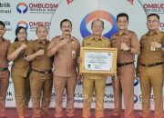 Pemkab Nias Raih Predikat Zona Hijau Dari Ombudsdan RI