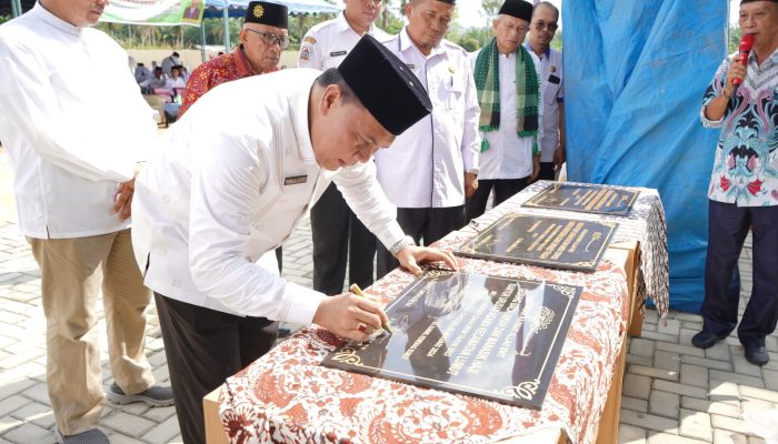 Resmikan PLHUT Tapteng, Kakanwil Kemenagsu Minta Pelayanan Haji Harus Optimal dan Berkualitas