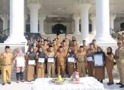 Walikota Tanjungbalai Pimpin Pelaksanaan Apel Pagi di Halaman Pemkot Tanjungbalai