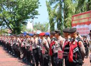 314 Orang Personil Polda Sumut Tiba Di Polres Nias