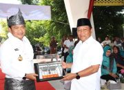 Walikota Waris Dampingi Pj Gubsu saat Resmikan Penataan Alun-Alun Kota Tanjungbalai