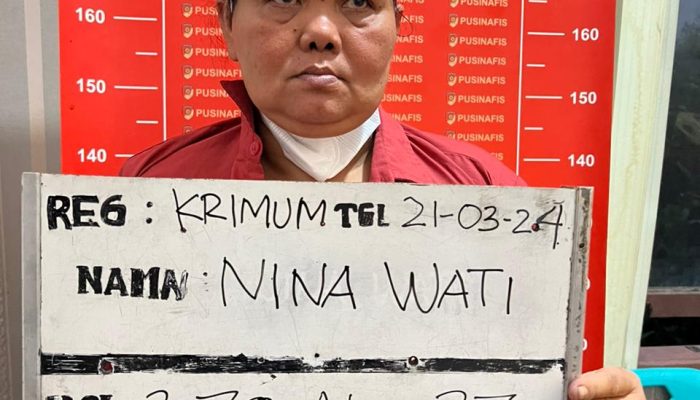 Polda Sumut Tahan NW Tersangka Penipuan Masuk Polisi