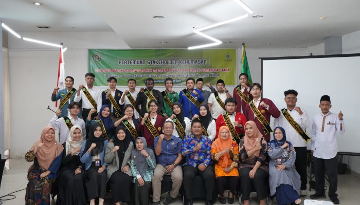 Kakanwil Kemenag Sumut Kukuhkan Duta Moderasi Beragama Sumatera Utara dari Kalangan Gen-Z