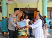 Kapolres Nias Bagikan Paket Lebaran Dari Kapolda Sumut