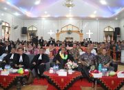 Bupati Dan Wabup Nias Utara Hadiri Pembukaan Rakor Pendeta Serta HUT KE-72 ONKP