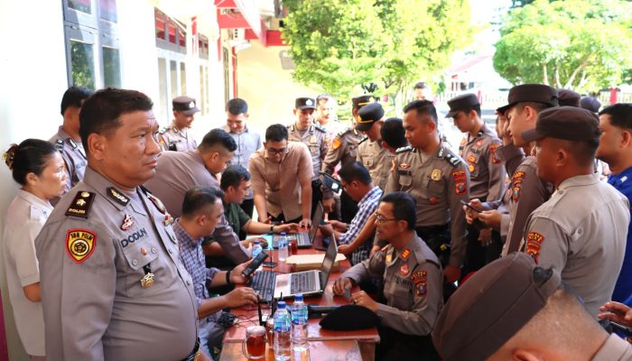 Dinas Dukcapil Kota Gunungsitoli Laksanakan Aktivasi IKD Di Polres Nias.