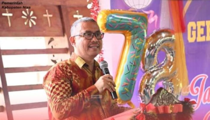 Sekda Nias: Semoga Menjadi Gereja Yang Tangguh, Mandiri, Peduli dan Berbuah Untuk Semua Orang