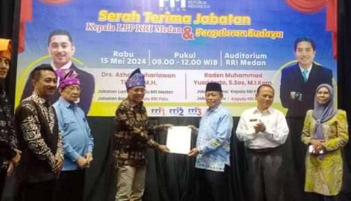 Sertijab Pimpinan LP RRI Di Hadiri Oleh walikota Tanjungbalai.