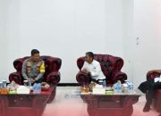 BUPATI NIAS SAMBUT KAPOLDA SUMUT DALAM RANGKA KUNKER DI KEPULAUAN NIAS