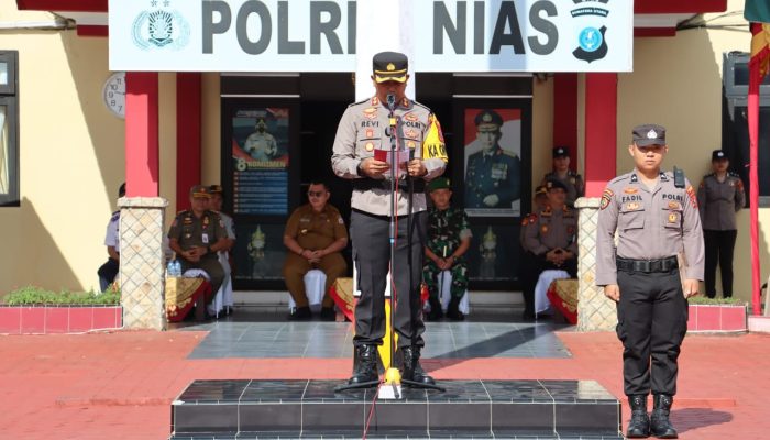 Polres Nias Gelar Apel Pasukan Operasi Patuh Toba