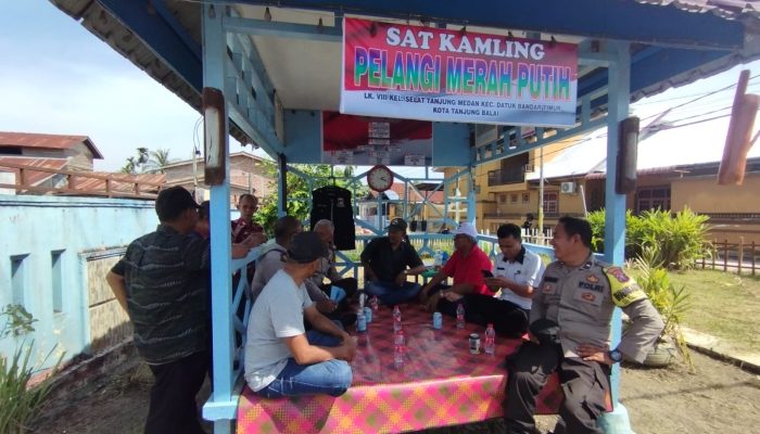 Jelang Pilkada Serentak Sat Binmas Polres T.Balai Beri Penilaian Lomba Sat Kamling
