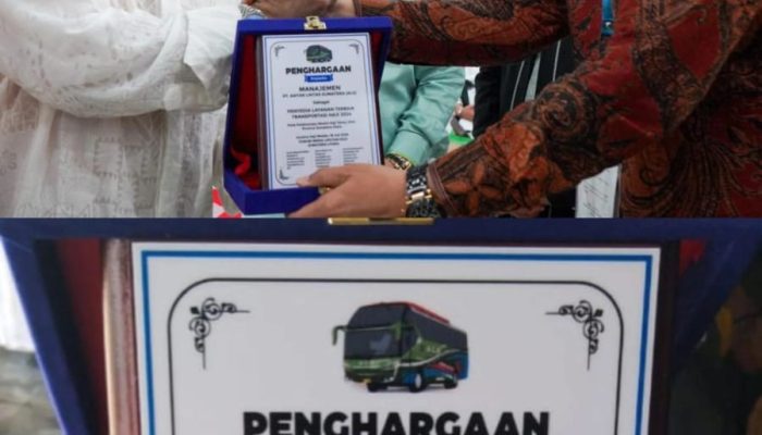 PT.ALS  Terima Penghargaan  Jurnalis Liputan Haji Atas Pelayannya Dengan Jamaah Haji 2024