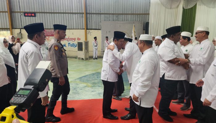 Kakan Kemenag Labuhan batu Dr. H. Asbin Pasaribu, S.Ag. MA. Hadiri Pelantikan Pengurus PD IPHI Labuhan Batu 