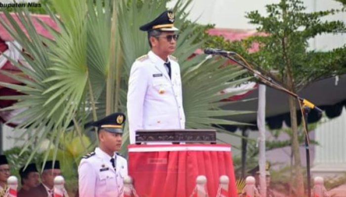 Upacara Detik-Detik Proklamasi Kemerdekaan Ke-79 RI Tahun 2024 Di Kabupaten Nias