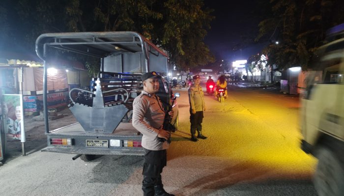 Polsek Tanjung Balai Selatan Laksanakan Patroli dan Penjagaan di Lokasi Rawan Aksi Balap Liar
