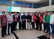 DPC PDI Perjuangan Bersama DPC PPP Kota Medan Dampingi Bung Abdul Rani, SH Sambut Prof Ridha Darmajaya di Bandara Kuala Namo.