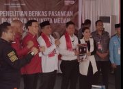 Ketua DPC PDI- P Medan Hasyim.SE Dampingi Pasangan Calon Wali Kota Medan Prof.Ridha Darmajaya – H.Abdul Rani SH Mendaftar Ke KPU Medan