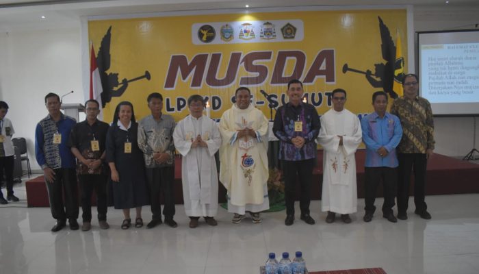 Pembimas Katolik Kanwil Kemenag Sumut Berharap Dalam Musda LP3KD Se Sumut Dapat Terobosan Inovatif.