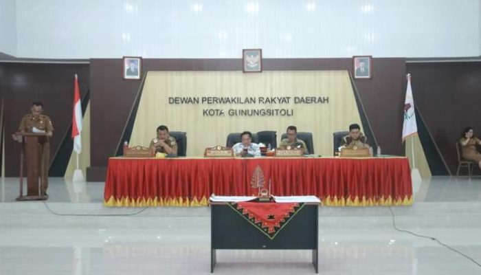 Pemko Bersama DPRD Gunungsitoli Tandatangani Nota Kesepakatan KUA-PPAS APBD 2025