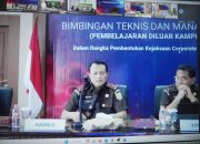 Wakajati Sulsel Mengikuti  Pre Launching Kejaksaan Corporate  University  Yang Di Gagas  Badan Diklat Kejagung RI