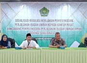 Kakanwil Kemenag  Sumut H.Ahmad Qosbi S.Ag.MM Buka Sosialisasi Regulasi PPIU Jemaah Harus Memperoleh Pelayanan Terbaik