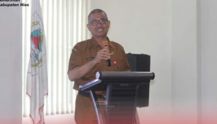 Sekda Nias Buka Sosialisasi Instruksi Bupati Nias Tentang Program Stop BABS