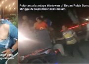 Puluhan Pria Diduga Bela Penyeleweng BBM Subsidi Pukuli Wartawan di Depan Polda Sumut