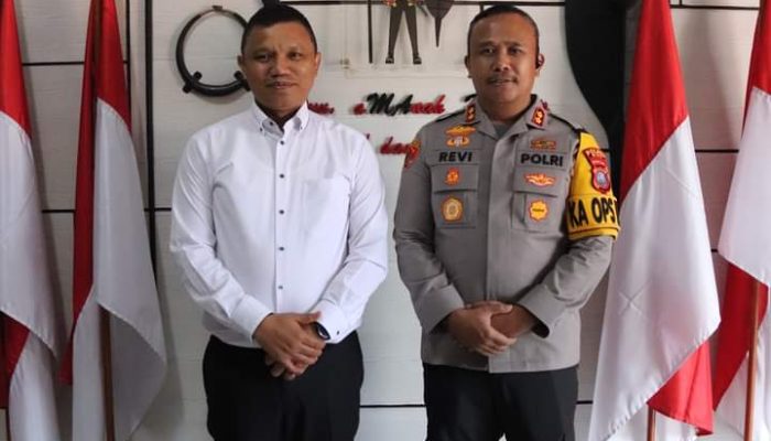 Pjs. Wali Kota Gunungsitoli Silaturahmi ke Polres Nias dan Kejaksaan Negeri