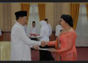 Kepala SMA Negeri Katolik Samosir,Dilantik Kanwil Kemenag Sumut