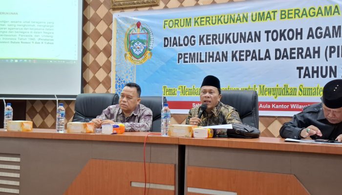 Kakanwil Kemenag Sumut H.Ahmad Qosbi,S.Ag.MM Ajak Masyarakat Wujudkan Pilkada Damai