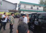 Kanwil Kemenag Sumut H.Ahmad Qosbi.S.Ag.MM  Sambut Kunker Wamenag RI Dr.H.R.Muhammad Syafi’i  SH.M.Hum RI  Di Kanwil Kemenag Sumut