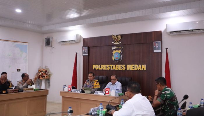 Polda Sumut Gelar Rapat Koordinasi Pastikan Debat Ketiga Pilgubsu Berjalan Tertib