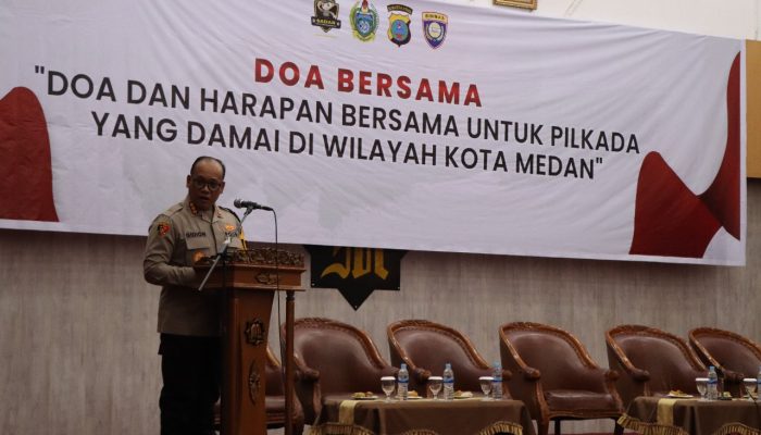 Doa Bersama untuk Pilkada Damai, Kapolrestabes Medan: Pesta Demokrasi Harus Membahagiakan