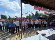 Pasangan Cabup dan Cawabup Nomor Urut 1, Sokhiatulo Laia -Yusuf Nache Kukuhkan Korcam dan Kordes di Dapil III