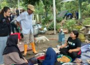 Calon Wali Kota Binjai Amir Hamzah, Datangi Warga Berengam Yang Kena Musibah Banjir 
