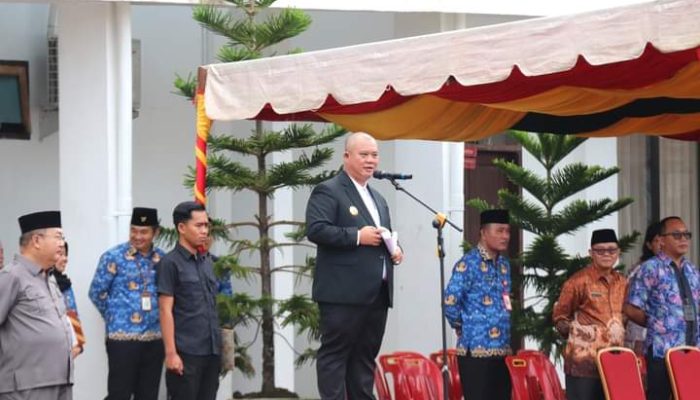 Pemko Gunungsitoli Gelar Upacara Peringatan HUT KORPRI Ke-53