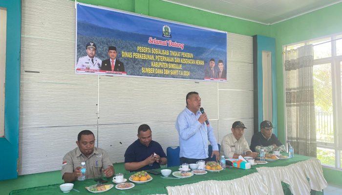 Dinas Perkebunan, Peternakan dan Keswan menggelar Sosialisasi Kepada Tingkat Pekebun