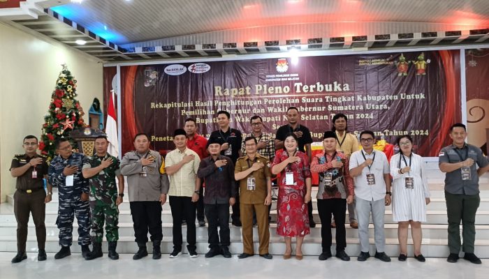 KPU Nias Selatan akhirnya tetapkan Paslon Sokhi-Yusuf sebagai peraih Suara Terbanyak