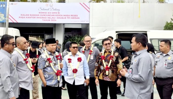 Sugiat Santoso Pimpin Kunker Komisi XIII DPR RI ke Kanwil Kemenkumham Wilayah Sumut