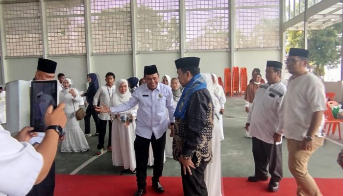 Bimtek perlengkapan haji dan pra manasik haji Kabupaten labuhan batu tahun keberangkatan 1446 H/2025 M