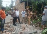 Polsek Pancur Batu Bersama Polrestabes Medan Lakukan Olah TKP di Lokasi Tembok Runtuh Yang Memakan Korban Jiwa