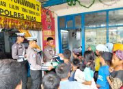 Sat Lantas Polres Nias Laksanakan kegiatan rutin “Jumat Berkah”