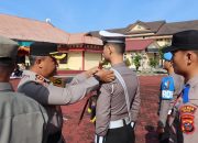Polres Nias Laksanakan Apel Gelar Pasukan Operasi Keselamatan Toba 2025