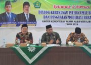 Dialog intern umat beragama dan penguatan moderasi beragama kantor Kemenag kab. Labuhan batu tahun 2025