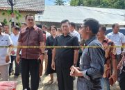 Bupati dan wakil bupati Nias Selatan tinjau lokasi kebakaran di desa hiliasi kecamatan toma.