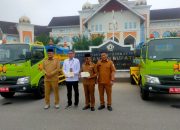 Bupati Aceh Utara Terima 2 Unit Mobil Tangki dan Hasil Pembangunan 1.177 Unit Septik Tank Senilai Lebih Rp.30 M. 