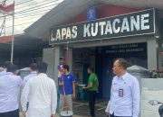 Kolaborasi Petugas, Warga Binaan, dan TNI-Polri dalam Memperbaiki Fasilitas yang Rusak di Lapas Kutacane