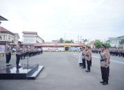 Kapolres Lhokseumawe Pimpin Sertijab Kabag Ops, Kasat Lantas, dan Kasat Binmas