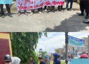 Himpunan Mahasiswa Sumatera Utara (HIMASU) Demo di Depan Polda Sumut, Tuntutannya Berantas “Judi Yanglim Plaza & Asia Mega Mas”