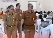 Sekdakab Nias Monitoring Pelaksanaan Seleksi P3K Tahap II